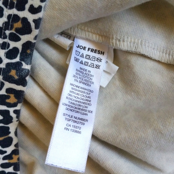 joe fresh leopard print skater skirt 2T toddler girls - Picture 4 of 5